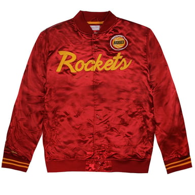 Mitchell & Ness Houston Rockets Heren Satijnen Bomberjack