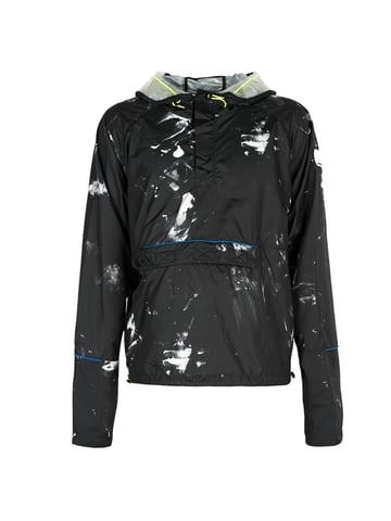 Les Hommes jas K Way Mannen zwart