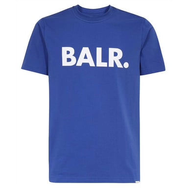 BALR. Tee SS Brand Straight T-Shirt Blauw