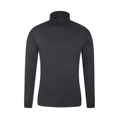 Mountain Warehouse Mens Meribel Cotton Thermal Top (Black)
