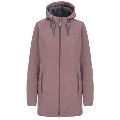 Trespass Dam/Dam Kristen Längre Längd Hooded Vattentät Jacka (Dusty Heather)
