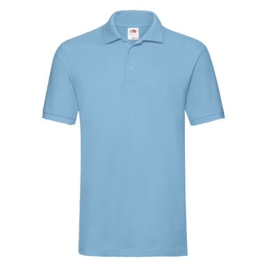 Fruit of the Loom Mens Premium Pique Polo Shirt (Sky Blue)