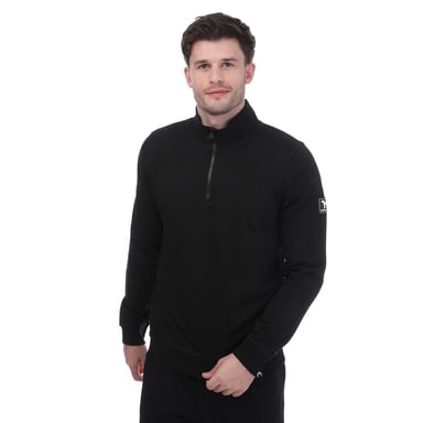 Heren One True Saxon Dixon 1/4 Zip Fleece in zwart