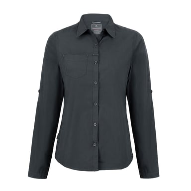 Craghoppers Womens/Ladies Expert Kiwi Long-Sleeved Shirt (Carbon Grey)