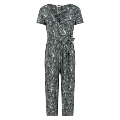 Mountain Warehouse Womens/Ladies Santorini Floral Wrap Jumpsuit (Khaki Green)