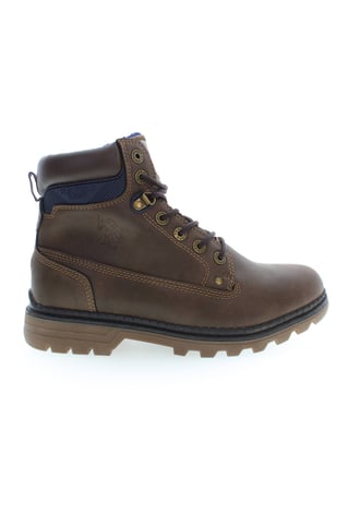 U.S. POLO ASSN. Men's Brown Polyester Boot