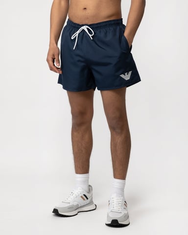 Emporio Armani Heren Eagle Logo Geweven Zwemshorts