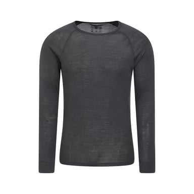 Mountain Warehouse Mens Merino Wool Thermal Top (Grey)
