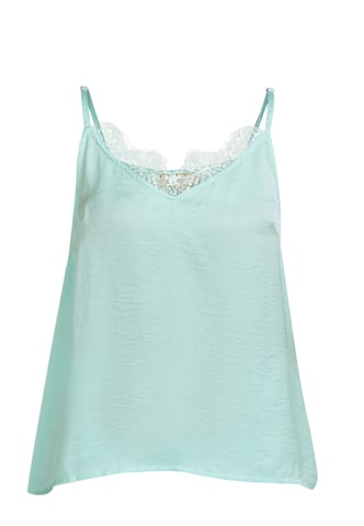 Mymo Lace Top women aqua