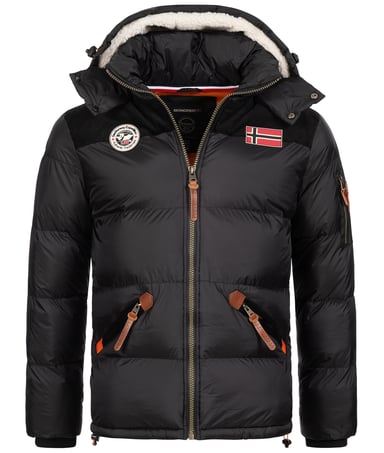 Geographical Norway Winterjacke Schwarz