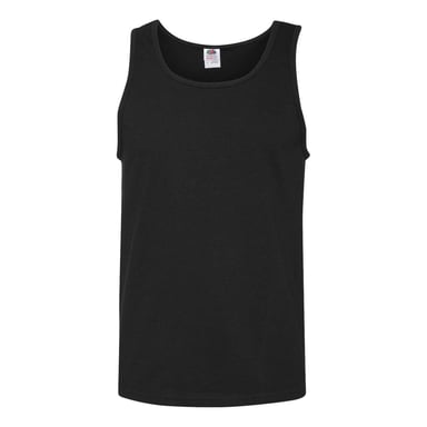 Fruit of the Loom HD Cotton Tank Top (Black)