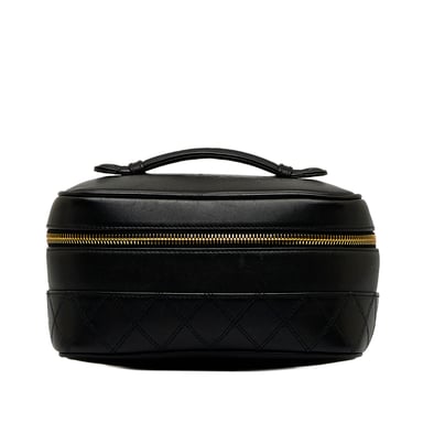 Vintage Chanel CC Vanity Bag Black