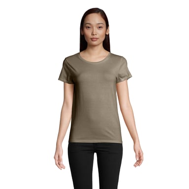 SOLS Womens/Ladies Pioneer T-Shirt (Khaki Green)