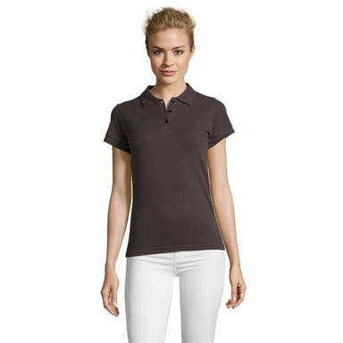 SOLS Womens/Ladies Perfect Polo Shirt (Dark Grey Solid)