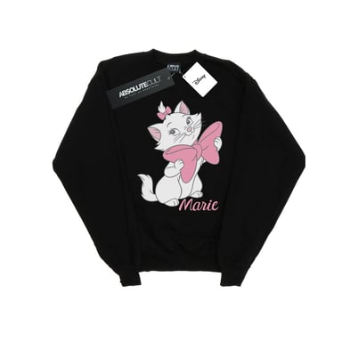 Disney Womens/Ladies Aristocats Marie Bow Sweatshirt (Black)