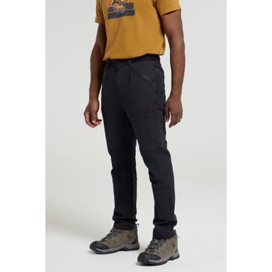 Mountain Warehouse Mens Jungle Hiking Trousers (Black)