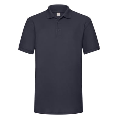 Fruit of the Loom Mens Polycotton Pique Heavy Polo Shirt (Deep Navy)