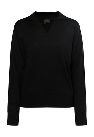 Dreimaster Knitted pullover women black
