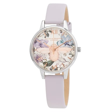 Olivia Burton Ladies Watch Quartz silver