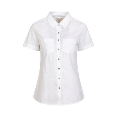 Mountain Warehouse Womens/Ladies Coconut Short-Sleeved Shirt (White)