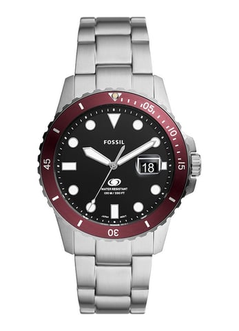 Fossil Fossil Blue Men's Silver Watch FS6013