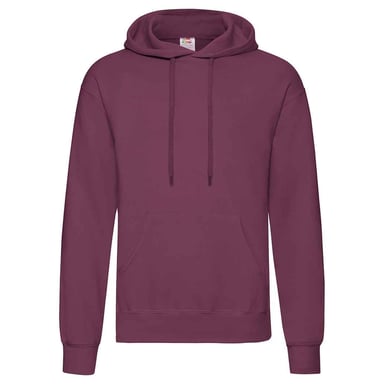 Fruit of the Loom Unisex Adult Classic Hoodie (Burgundy)