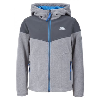 Trespass Childrens Boys Bieber Full Zip Fleece Jacket