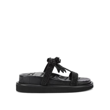 Kurt Geiger London  Orson Crystal Drench Bow Sandals
