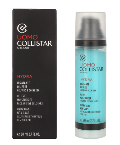 Collistar Uomo Hydra Oil Free Moisturizer Face And Eye Gel 80 ml