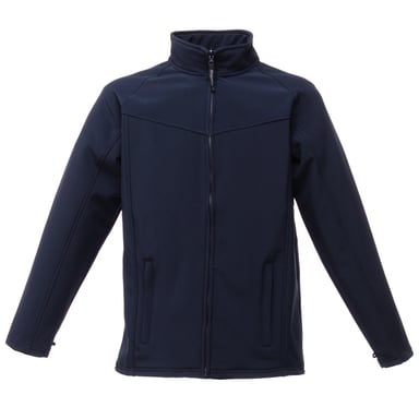 Regatta Professional Mens Uproar Softshell Wind Resistant Fleece Jacket (Navy/Navy)