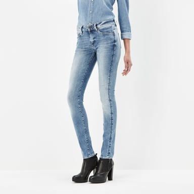 G-Star RAW 3301 Contour High Waist Skinny Jeans