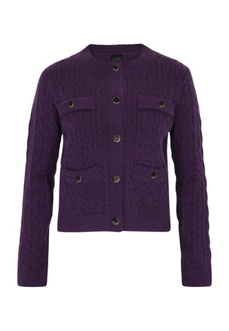 Dreimaster Cardigan women purple