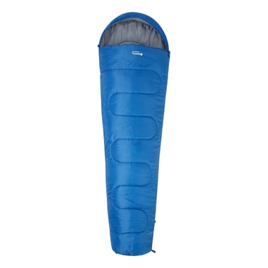 Mountain Warehouse Unisex Adult Basecamp 250 Summer Mummy Sleeping Bag (Blue)