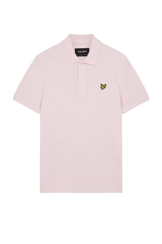 Lyle & Scott Polo SS Plain Polo Shirt Pink
