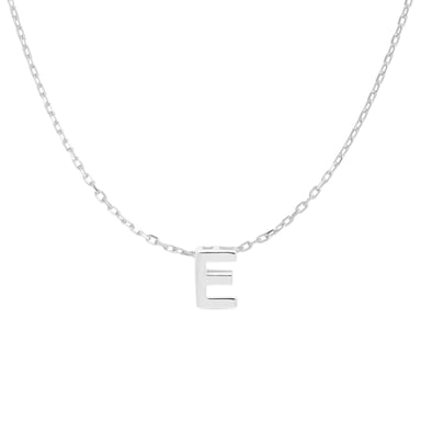 Luxenter Sterling Silver 925 rodiumpläterat halsband - Alfabet