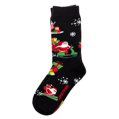 Women's high-top socks with anti-pressure cuff WJFLSFUNCH07-MULTICOLOR