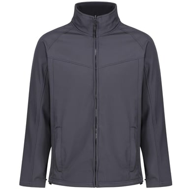 Regatta Uproar Mens Softshell Wind Resistant Fleece Jacket (Seal Grey)