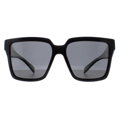 Prada PR24ZS 1AB5S0 zwarte donkergrijze zonnebril