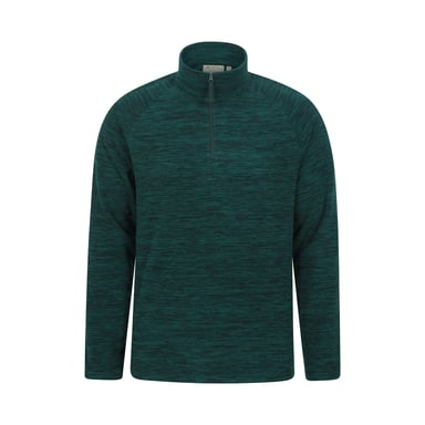 Mountain Warehouse Mens Snowdon II Fleece Top (Dark Green)