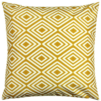 Essentials Kamina Geometric Diamond Polyester Filled Cushion