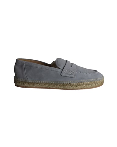 Gianvito Rossi Lido Loafers i gråmocka