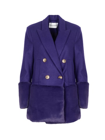 Silvian Heach Coat Nichiren Woman's Purple