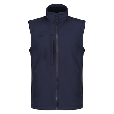 Regatta Mens Flux Softshell Body Warmer (Navy/Navy)