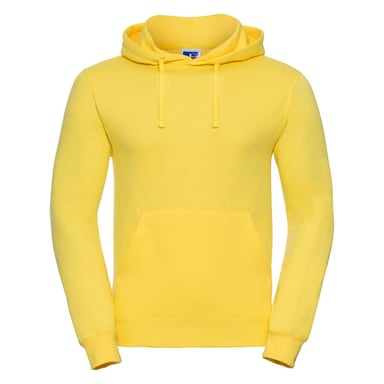 Russell Colour Mens Hooded Sweatshirt / Hoodie (Yellow)