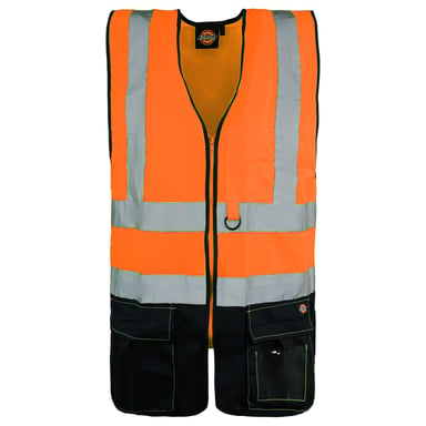 Dickies Tweekleurig Hi-Vis Heren Oranje Vest