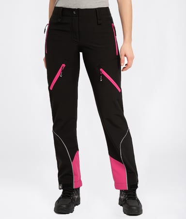Rock Creek Softshellhose Schwarz