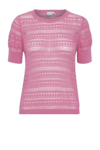 ICHI gebreide top IHMARINDA roze