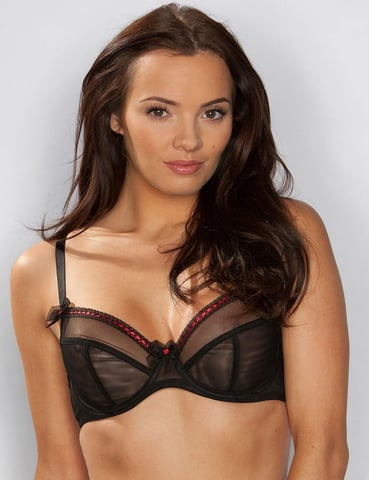 6702 Pour Moi Pin Up Sheer Full Cup Bra