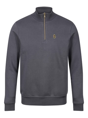 Luke 1977 Higgs Quarter-Zip Sweat Grey