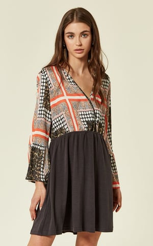 Dancing Barefoot Leopard Print Skater Dress